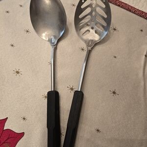 Remington VINTAGE  Black and Silver Cooking Utensils